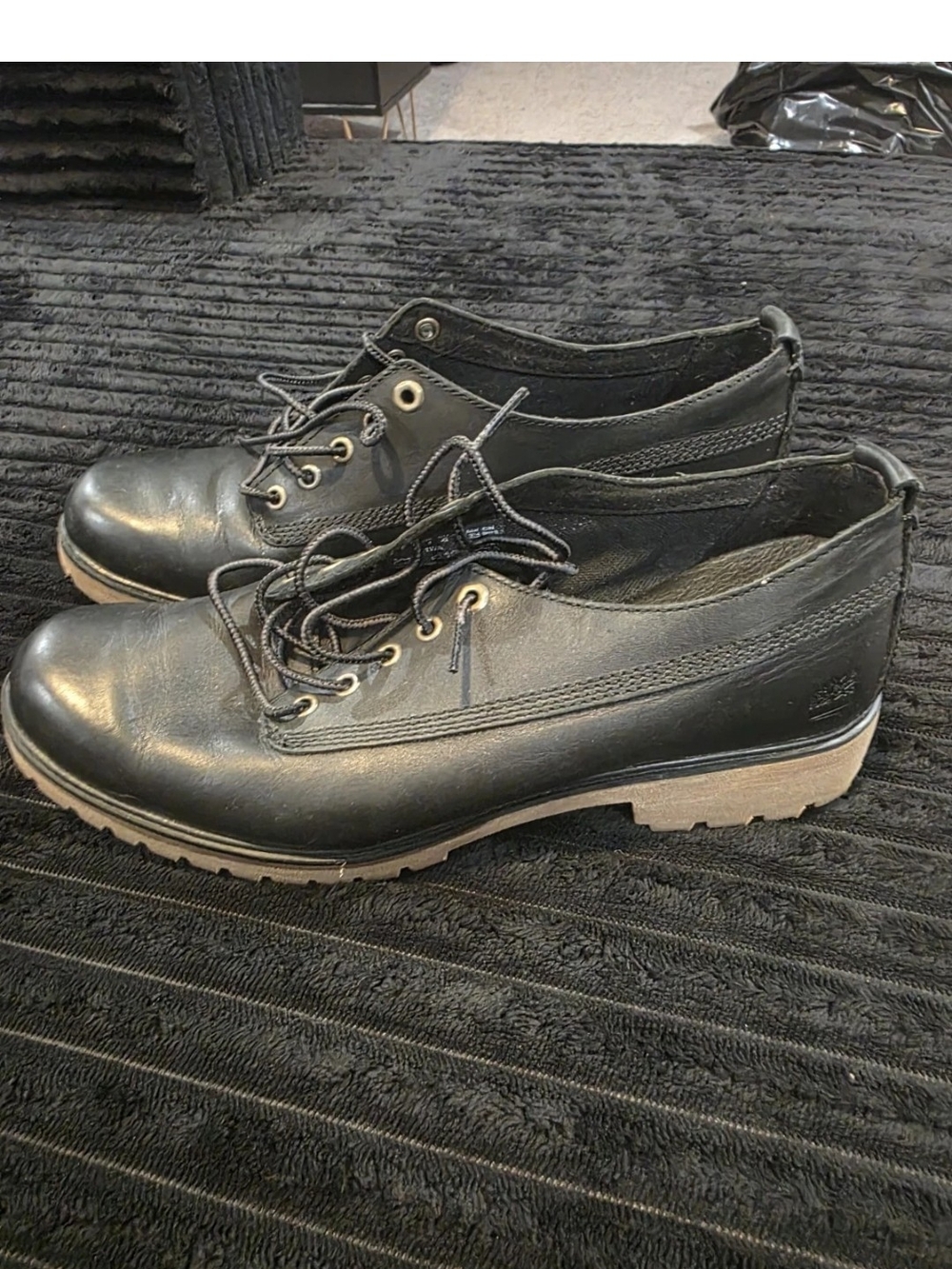 Timberland Black Combat Boots